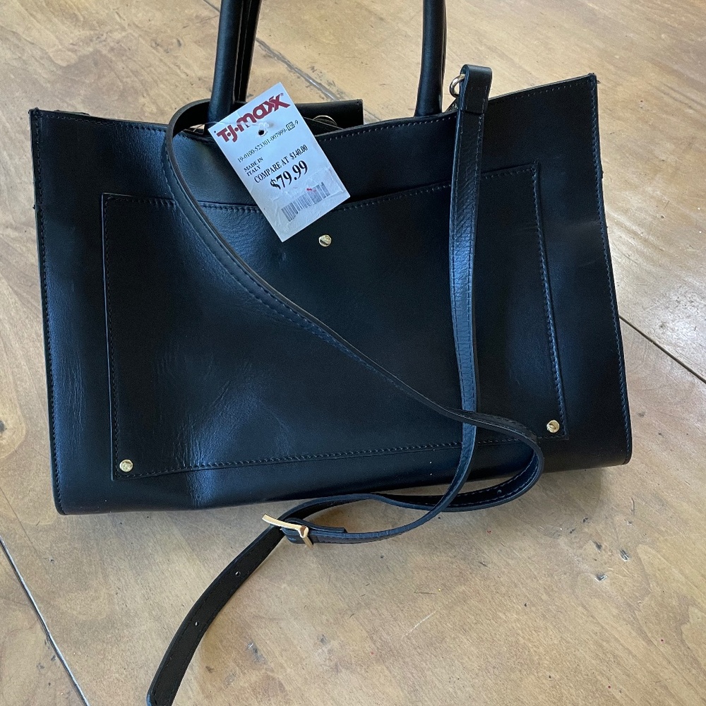 Anna Paola Italian Leather Bag - Picture 2 of 5